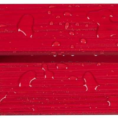 Image showing  44.75 x 36in. Slat Back Wood Patio Bench