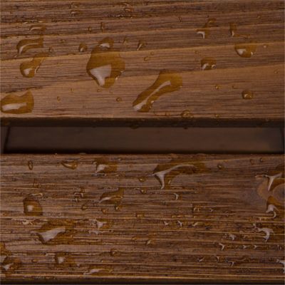 Image showing 5 th Shine Company 44.75 x 36in. Slat Back Wood Patio Bench