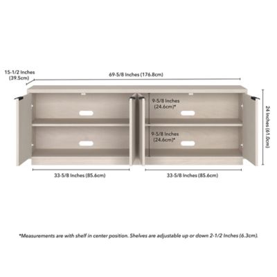 Image showing 6 th Hudson&Canal Mansfield TV Stand for TVs Up to 78 in.