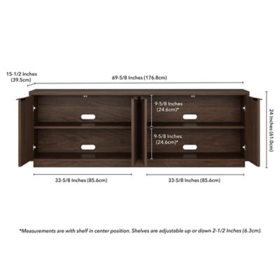 Image showing 6 th Hudson&Canal Mansfield TV Stand for TVs Up to 78 in.