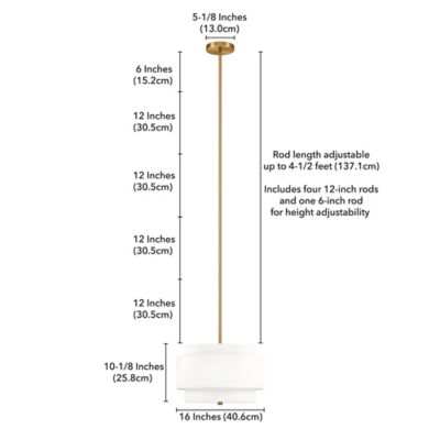 Image showing 7 th Hudson&Canal Solomon Pendant Light