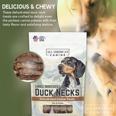 Image showing  Duck necks Dehydrated Dog Treats, 12 Count