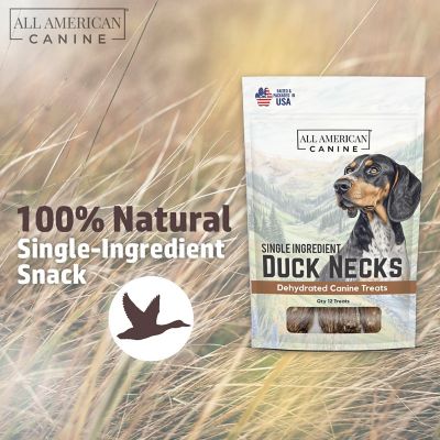 Image showing  Duck necks Dehydrated Dog Treats, 12 Count