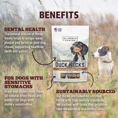 Image showing  Duck necks Dehydrated Dog Treats, 12 Count