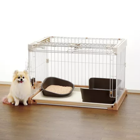 Richell Easy Open 3-Way Door Wire Pet Crate Wire Crates