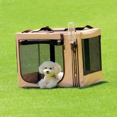 Richell Foldable Travel 3 Way Pet Crate