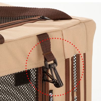 Image showing  Foldable Travel 3 Way Pet Crate