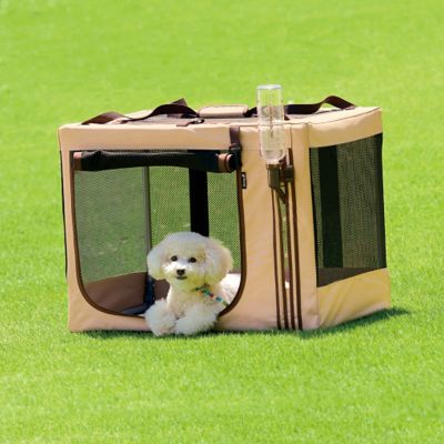 Richell Foldable Travel 3 Way Pet Crate