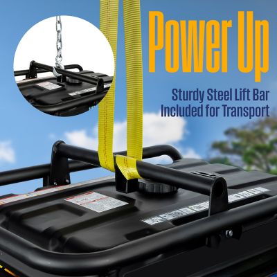 Image showing  18,000/14,500 W Tri-Fuel Portable Generator, CO Sensor, Gas/Propane/Natural Gas