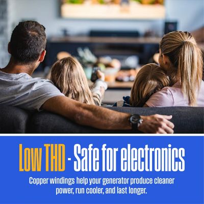 Image showing 5 th Westinghouse 18,000/14,500 W Tri-Fuel Portable Generator, CO Sensor, Gas/Propane/Natural Gas