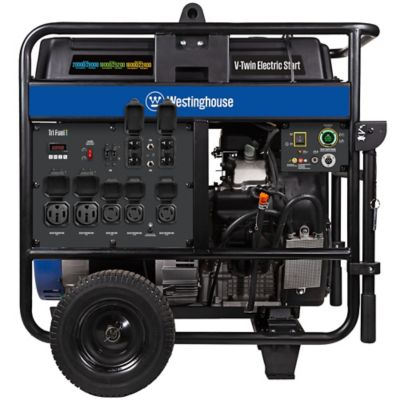 Image showing  28,000/20,000-Watt Tri-Fuel Portable Generator, CO Sensor, Gas/Propane/Natural Gas