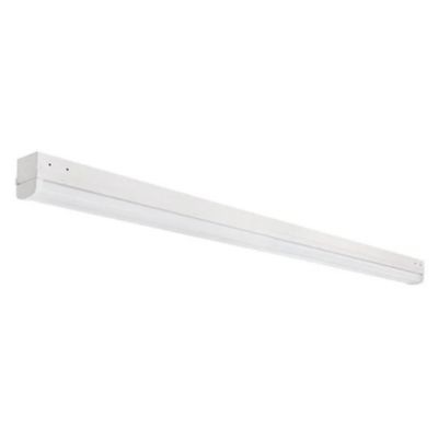 Beyond LED Technology Brooks LED Linkable Strip Fixture Adj Watt Adj CCT Built In 8W Emergency Battery Backup 8 ft. Frosted Lens