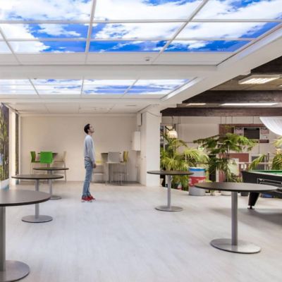 Image showing  Elite 2nd Gen LED Flat Panel Cloud Design Adjustable Wattage 8750 Lumens Adjustable CCT 2 x 4, 2 pk.