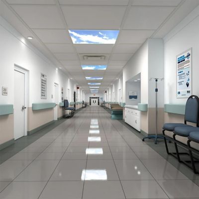 Image showing  Elite 2nd Gen LED Flat Panel Cloud Design Adjustable Wattage 8750 Lumens Adj CCT 2 x 4, 4 pk.