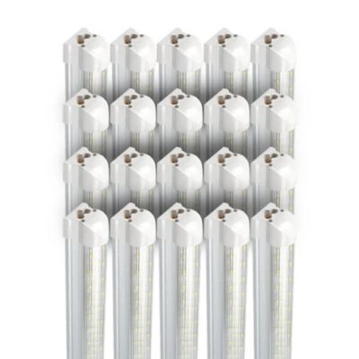 Image showing  8,400-Lumen YONAH 2nd Gen LED Linkable Tube, 60 Watt, 6500K, 4 ft. Striped Lens, Triac, Dimmable, 4-Pack