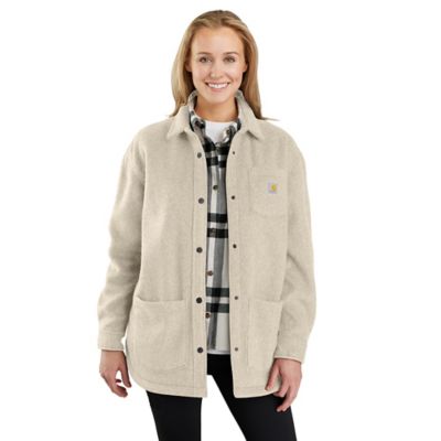 Carhartt Women's Loose Fit Fleece Shirt Jacket 7