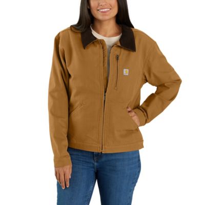 Image showing  Women's Rugged Flex Loose Fit Canvas Detroit Jacket