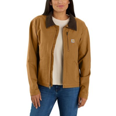 Image showing  Women's Rugged Flex Loose Fit Canvas Detroit Jacket