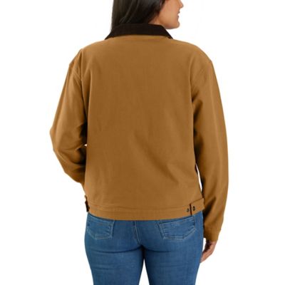 Image showing 2 th Carhartt Women's Rugged Flex Loose Fit Canvas Detroit Jacket