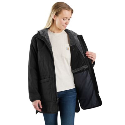 Image showing  Women's Rain Defender Loose Fit Lightweight Insulated Hooded Coat