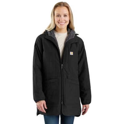 Carhartt Women's Rain Defender Loose Fit Lightweight Insulated Hooded Coat