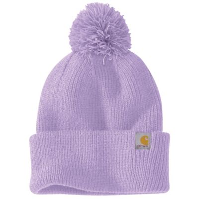 Carhartt Women's Cuffed Knit Beanie with Pom