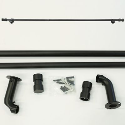 Image showing  Blackout Curtain Rod Double Cap Finial Extendable