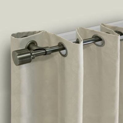 Image showing  Blackout Curtain Rod Cap Finial Extendable