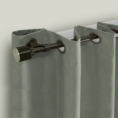 Image showing  Blackout Curtain Rod Cap Finial Extendable