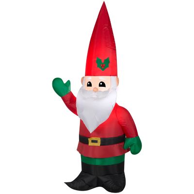Gemmy Christmas Inflatable Santa Gnome, G-110524