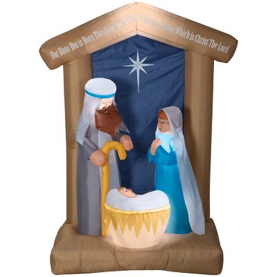 Gemmy Christmas Inflatable Nativity Scene, G-111735