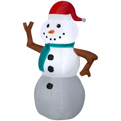 Gemmy Christmas Inflatable Snowman with Twig Arms