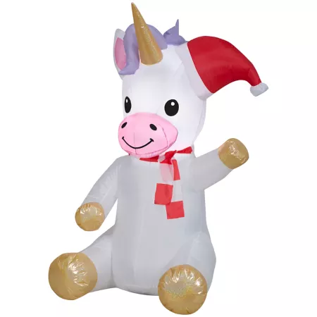 Gemmy Inflatable Christmas Unicorn Christmas Inflatables