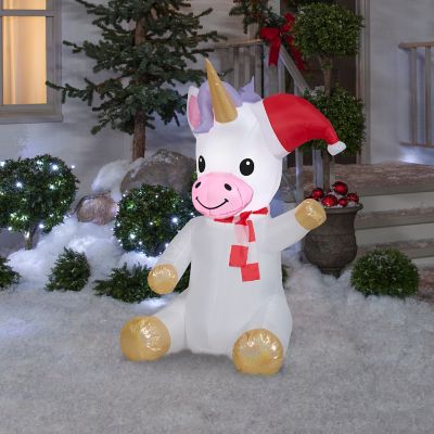 Image showing  Christmas Inflatable Unicorn
