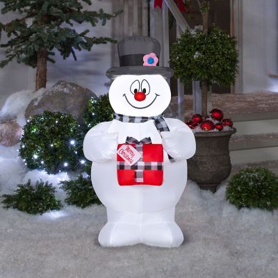 Image showing  Christmas Inflatable Frosty the Snowman with Scarf