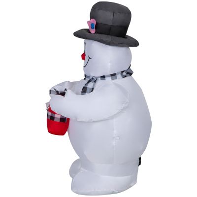 Image showing  Christmas Inflatable Frosty the Snowman with Scarf