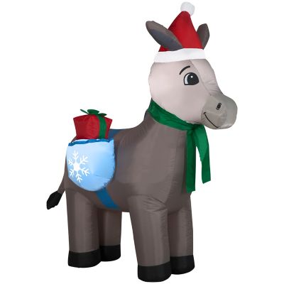 Gemmy Christmas Inflatable Donkey