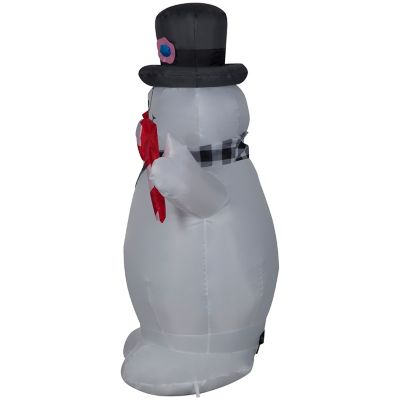 Image showing Christmas Inflatable Frosty the Snowman with Candy Cane, G-119147