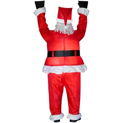 Gemmy Christmas Inflatable Realistic Roof-Hangin' Santa