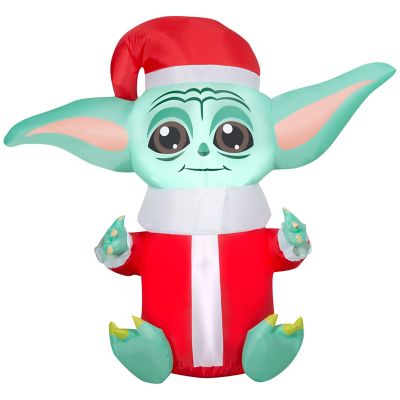 Gemmy Christmas Inflatable Groguin Santa Suit