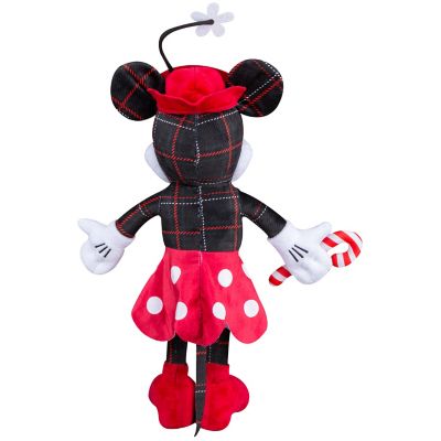 Image showing  Christmas Inflatable Minnie Mouse in Vintage Plaid