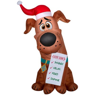 Gemmy Christmas Inflatable SCOOB! with Gift List