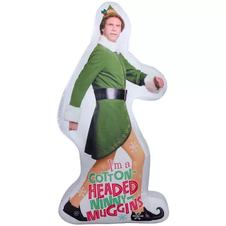 Gemmy Photorealistic Inflatable Christmas Buddy the Elf Walking Christmas Inflatables