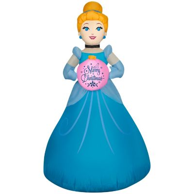 Gemmy Christmas Inflatable Cinderella with Ornament