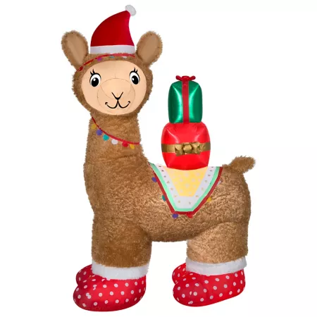 Gemmy Christmas Inflatable Luxury Alpaca Christmas Inflatables