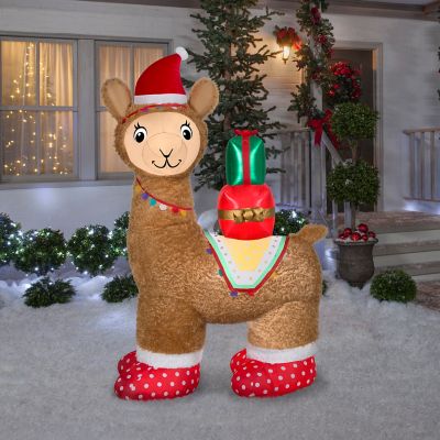 Image showing  Christmas Inflatable Luxe Alpaca
