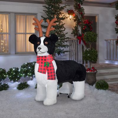 Image showing  Christmas Inflatable Border Collie