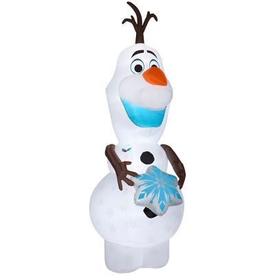 Gemmy Christmas Inflatable Olaf with Snowflake