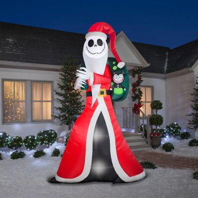 Image showing  Giant Christmas Inflatable Jack Skellington as Sandy Claws