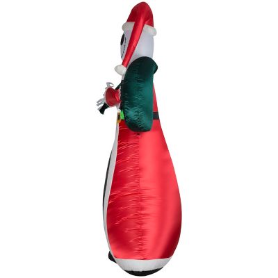 Image showing  Giant Christmas Inflatable Jack Skellington as Sandy Claws